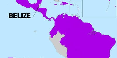 Kort over Belize zika
